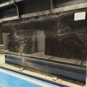 سنگ مرمریت مشکی اسپایدر دهبید black spider marble 